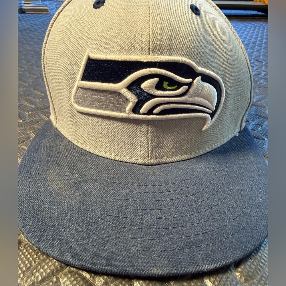 New Era 59FIFTY NFL Seattle Seahawks Fitted Cap Size 7 1/8